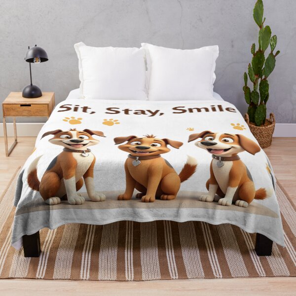 Item preview, Clever Dogs - Sit, Stay, Smile designed and sold by Petalandfur.