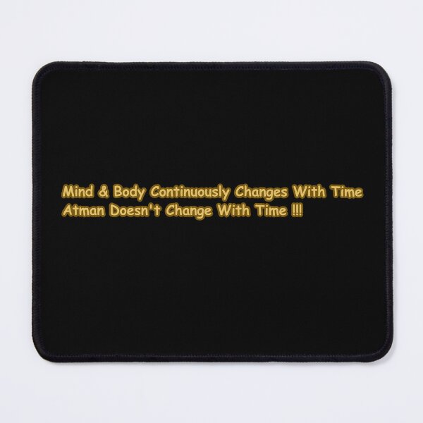 Item preview, "Mind Body Changes Atman Spiritual Wisdom Motivational Philosophy Quote" designed and sold by CapriCreatives.