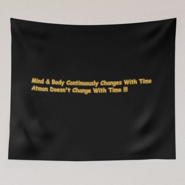 Item preview, "Mind Body Changes Atman Spiritual Wisdom Motivational Philosophy Quote" designed and sold by CapriCreatives.