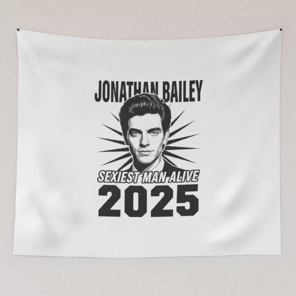Item preview, Jonathan Bailey 2025: Sexiest Man Alive - Vintage Tribute Edition designed and sold by zdzdesigner.