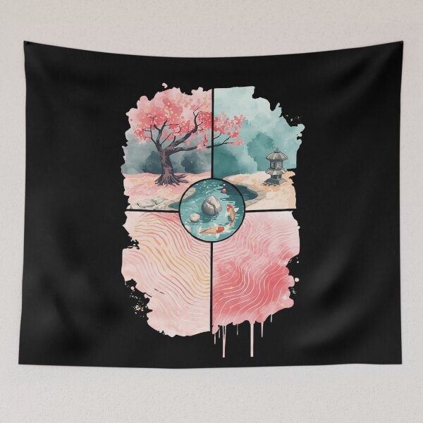 Item preview, Ikigai Inspired Japanese Garden Calm designed and sold by ChicTrendz.