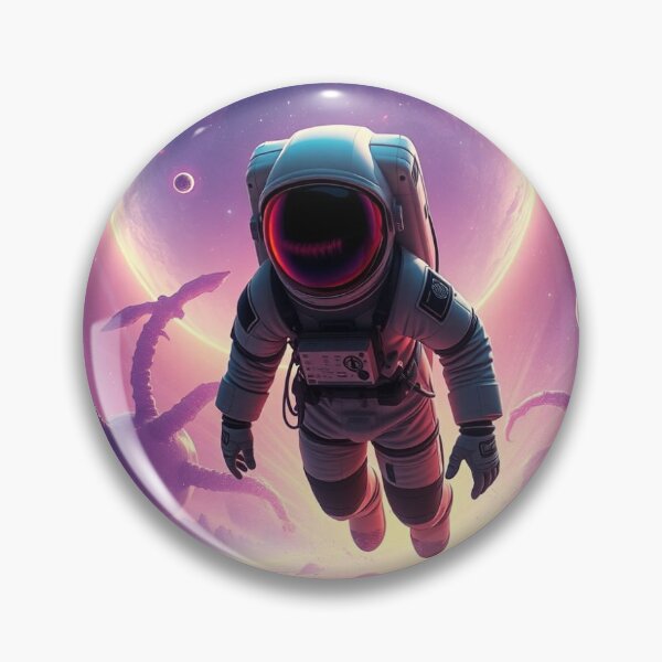 Item preview, Surreal Space Dreams – Astronaut in Alien World with Cosmic Glow & Tentacle Fantasy designed and sold by FotoworldEdel.