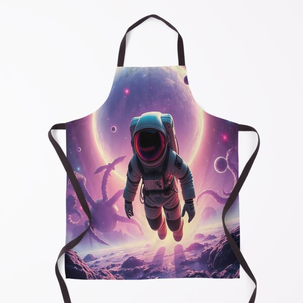 Item preview, Surreal Space Dreams – Astronaut in Alien World with Cosmic Glow & Tentacle Fantasy designed and sold by FotoworldEdel.