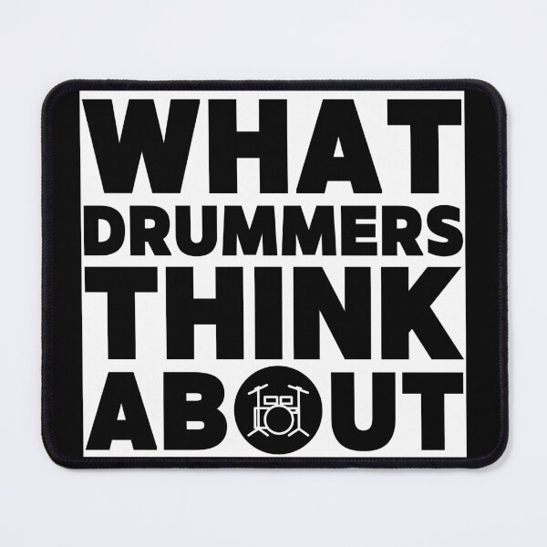 Item preview, What Drummers Think About | Minimalist Drum Kit Design designed and sold by PROPera-design.