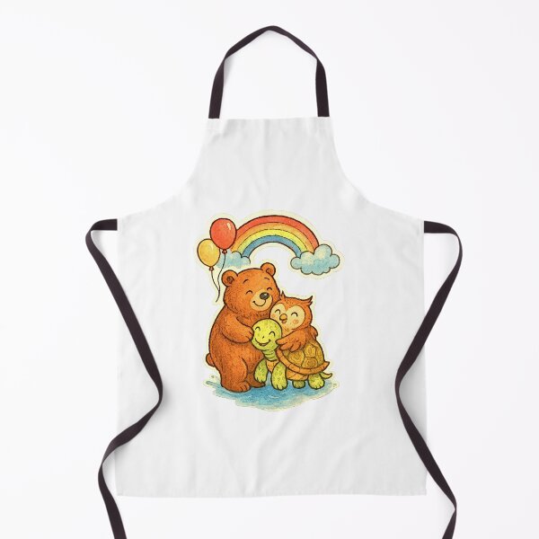 Item preview, animals rainbows and balloons 003 designed and sold by tileartwork.