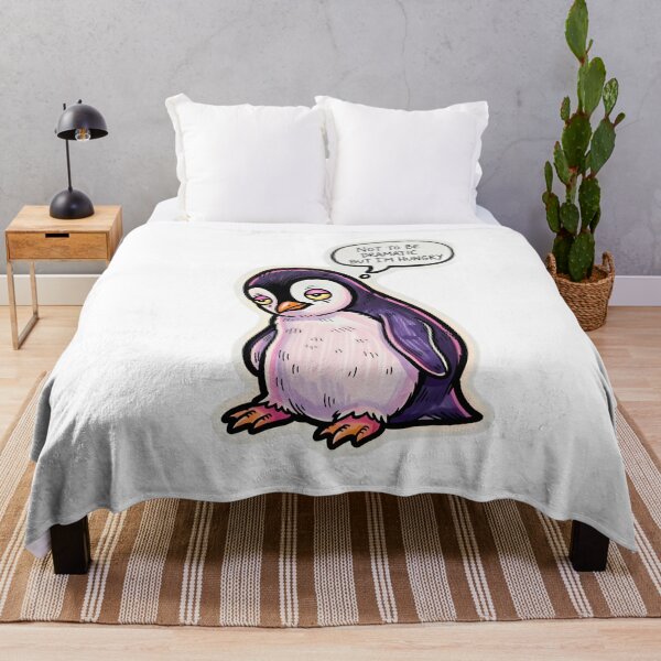 Item preview, Not To Be Dramatic But I'm Hungry - Funny Hangry Penguin designed and sold by MoodimalStudio.