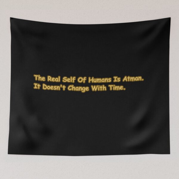 Item preview, The Real Self Atman Spiritual Philosophy Eternal Soul Quote designed and sold by CapriCreatives.