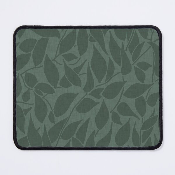 Item preview, Green Leaves Linen Pattern designed and sold by coloryourwings.