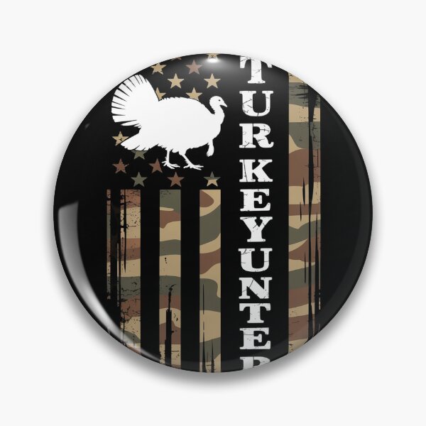 Item preview, Turkey Hunter American Flag Turkey Hunting Lover  designed and sold by VerseFarm.