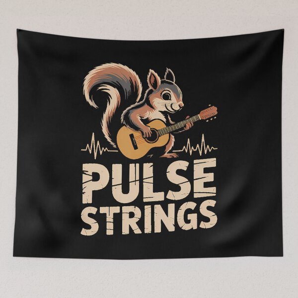 Item preview, Squirrel Guitar With Pulse Strings Theme designed and sold by KelseyYasuko.