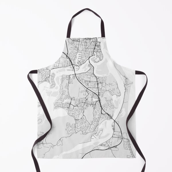Item preview, Tweed Heads City Map of New South Wales, Australia - Light designed and sold by deMAP.