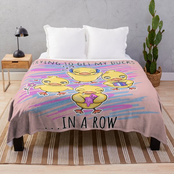 Item preview, Trying to Get My Ducks in a Row – Cute Funny Duckling Design designed and sold by Kyradem.