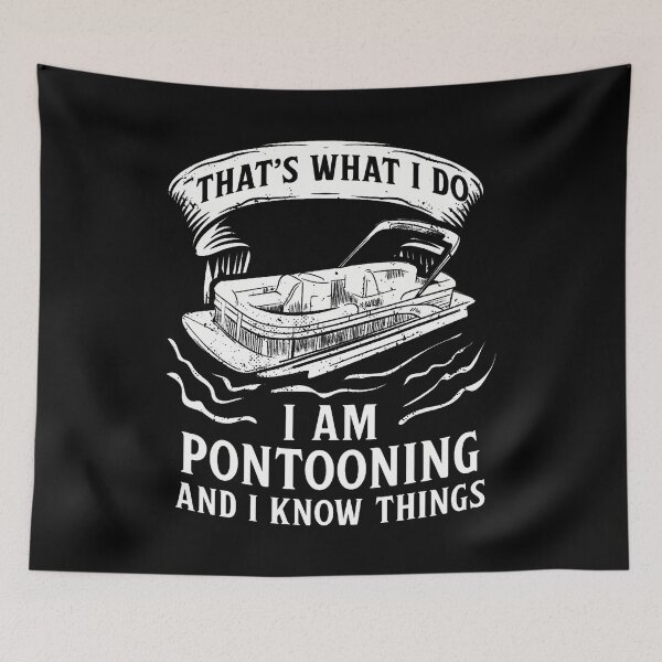 Item preview, Pontoon Pontooning Toon Pantoon Pontoon Boat Lake designed and sold by KelseyYasuko.