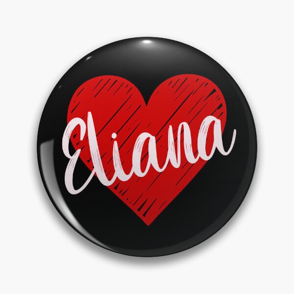 Item preview, Eliana Name Red Heart  designed and sold by Jeallan Designs.