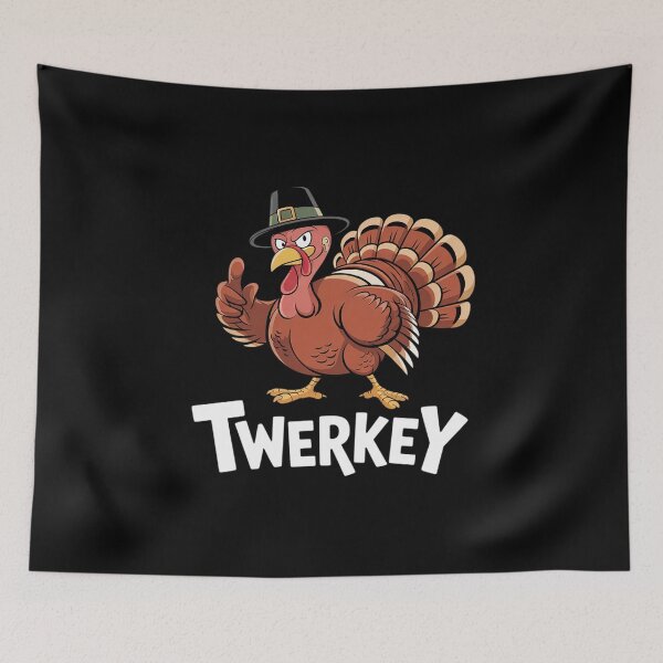 Item preview, Twerkey Twerking Turkey Pilgrim Thanksgiving Twerk Turkey  designed and sold by VerseFarm.