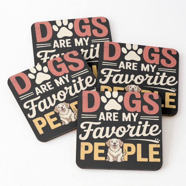 Item preview, Dogs Are My Favorite People - Dog Owner Dog Lover  designed and sold by RuthGAArt.