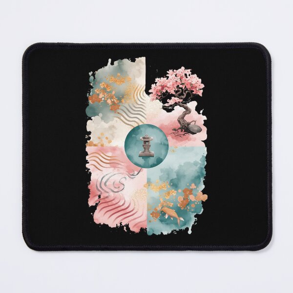 Item preview, Ikigai Watercolor Japanese Calm Space designed and sold by ChicTrendz.