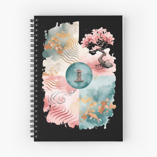 Item preview, Ikigai Watercolor Japanese Calm Space designed and sold by ChicTrendz.