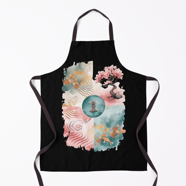 Item preview, Ikigai Watercolor Japanese Calm Space designed and sold by ChicTrendz.