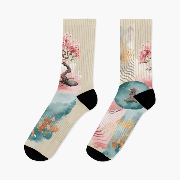 Item preview, Ikigai Watercolor Japanese Calm Space designed and sold by ChicTrendz.