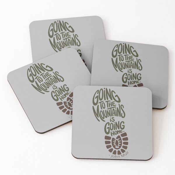 Item preview, Hiking quote. Going to the mountains is going home. designed and sold by TeeArtWorld.