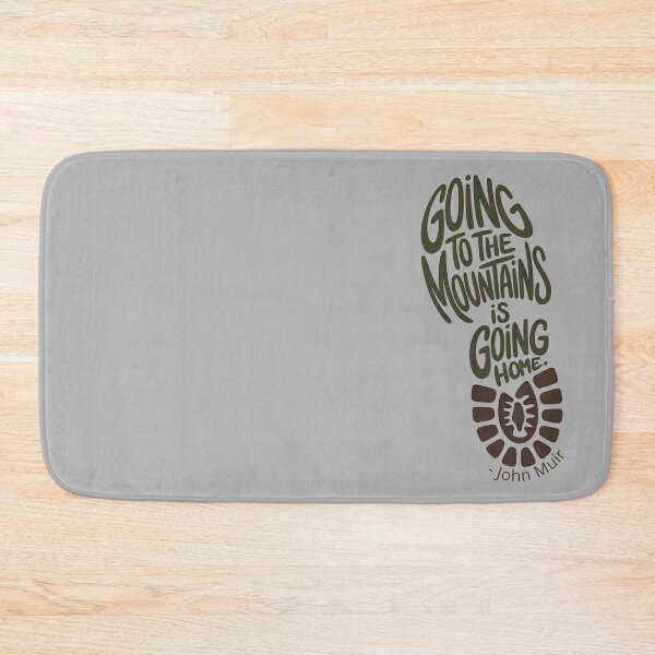 Item preview, Hiking quote. Going to the mountains is going home. designed and sold by TeeArtWorld.