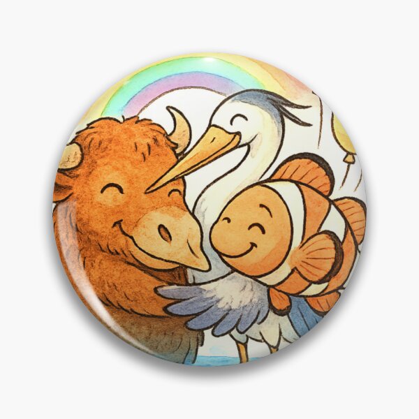 Item preview, animals rainbows and balloons 009 designed and sold by tileartwork.