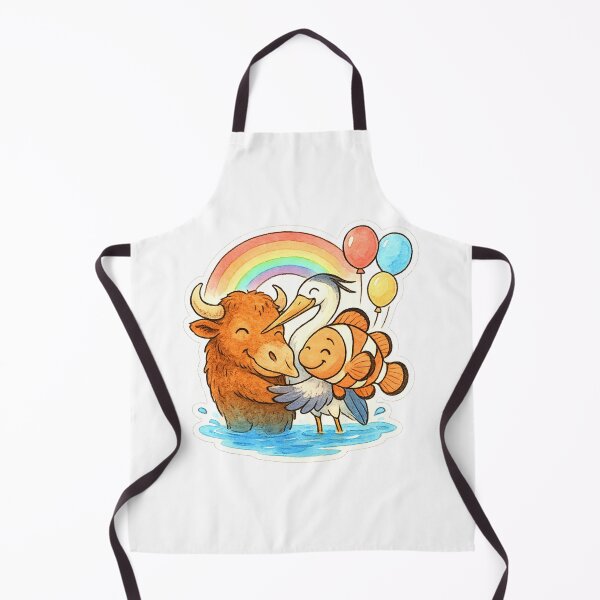 Item preview, animals rainbows and balloons 009 designed and sold by tileartwork.