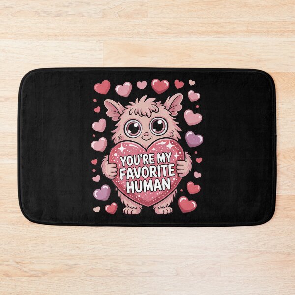 Item preview, You'Re My Favorite Human Fluffy Alien Valentine Cosmic Magic designed and sold by JanieLucia.