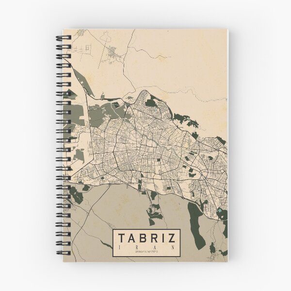 Item preview, Tabriz City Map of Iran - Vintage designed and sold by deMAP.