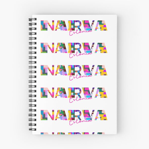 Item preview, Narva, Estonia, Vibrant Abstract City Typography Art designed and sold by Wanderful-roads.