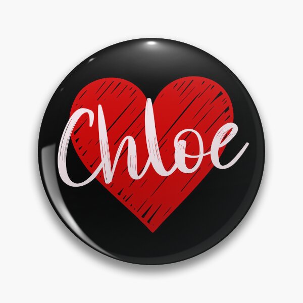 Item preview, Chloe Name Red Heart  designed and sold by Jeallan Designs.