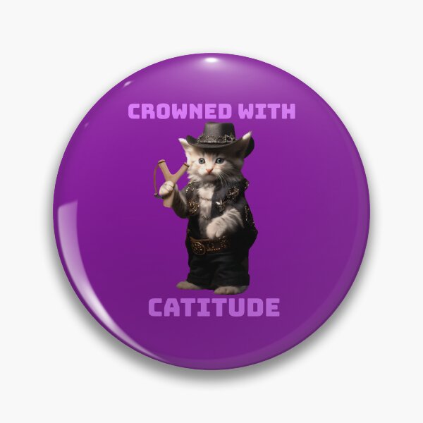 Item preview, Crowned with Catitude baby cats. designed and sold by "Vibe & Style Merch".