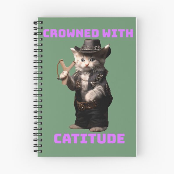 Item preview, Crowned with Catitude baby cats. designed and sold by "Vibe & Style Merch".