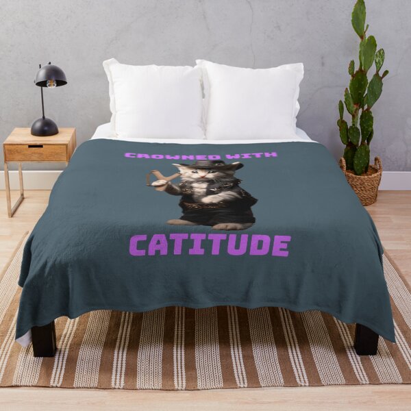 Item preview, Crowned with Catitude baby cats. designed and sold by "Vibe & Style Merch".
