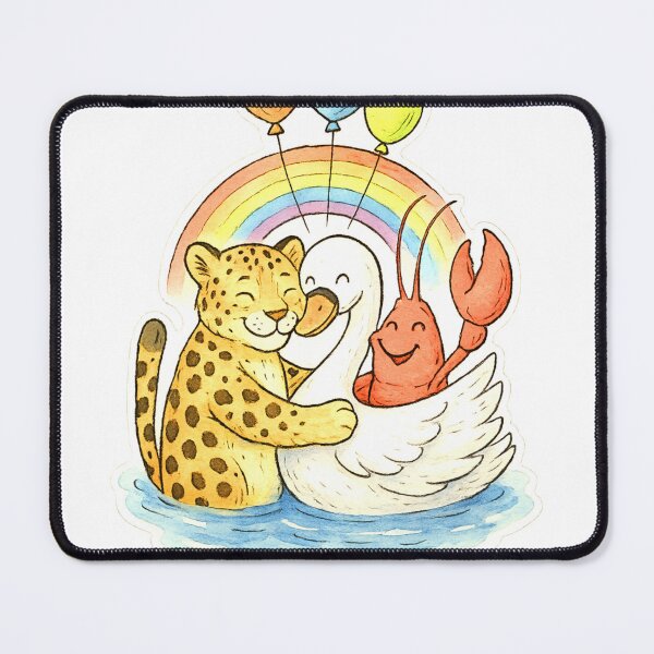 Item preview, animals rainbows and balloons 0010 designed and sold by tileartwork.