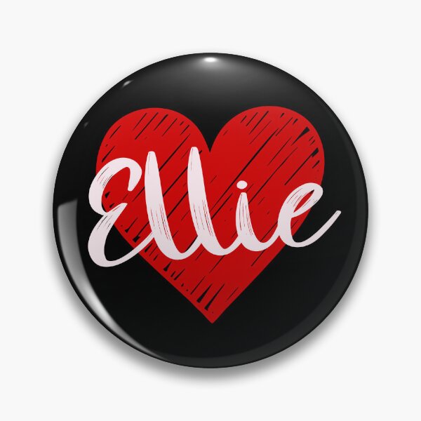 Item preview, Ellie Name Red Heart  designed and sold by Jeallan Designs.