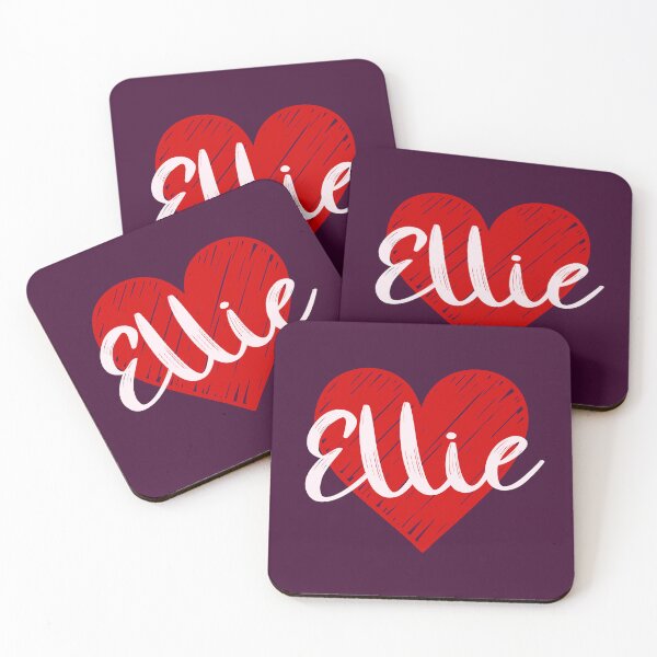 Item preview, Ellie Name Red Heart  designed and sold by Jeallan Designs.