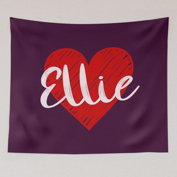 Item preview, Ellie Name Red Heart  designed and sold by Jeallan Designs.