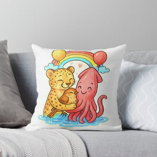 Item preview, animals rainbows and balloons 011 designed and sold by tileartwork.