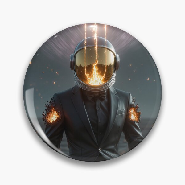 Item preview, Lucan Astronaut in Burning Tuxedo designed and sold by Artfully Entertained.