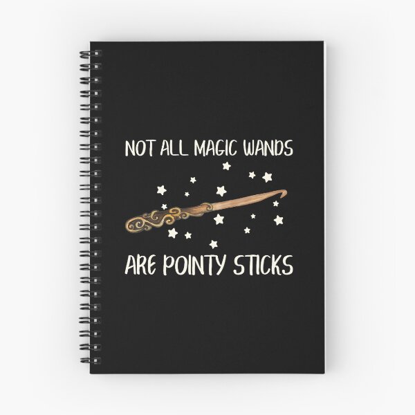 Item preview, Funny Crochet Hook Not All Magic Wands Are Pointy Sticks designed and sold by CharlotteSandra.