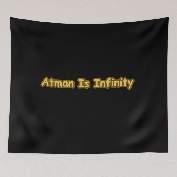 Item preview, Atman Is Infinity Vedanta Spiritual Philosophy Quote Design designed and sold by CapriCreatives.