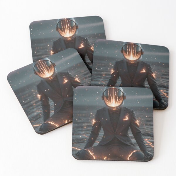 Item preview, Lucan Astronaut at Night Fire designed and sold by Artfully Entertained.