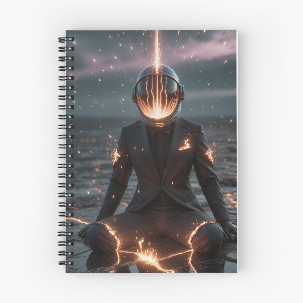 Item preview, Lucan Astronaut at Night Fire designed and sold by Artfully Entertained.