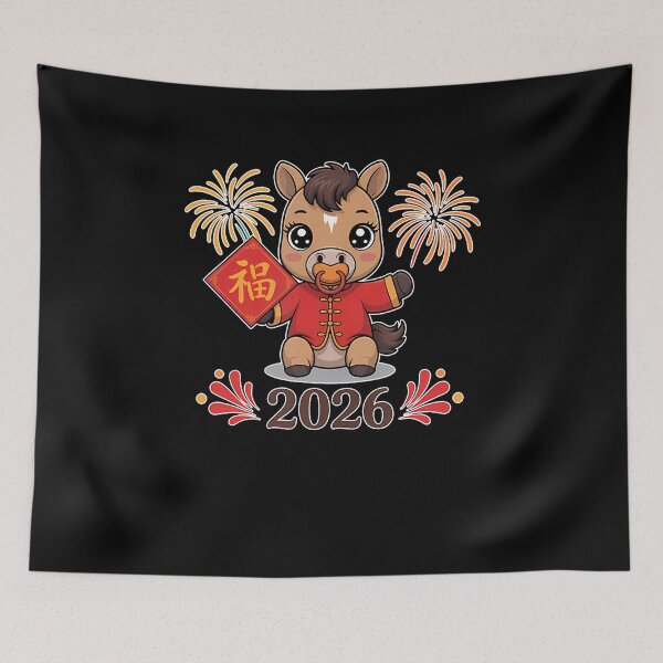 Item preview, Chinese New Year Of The Horse Viet Lunar 2026 Red Envelope designed and sold by JanieLucia.