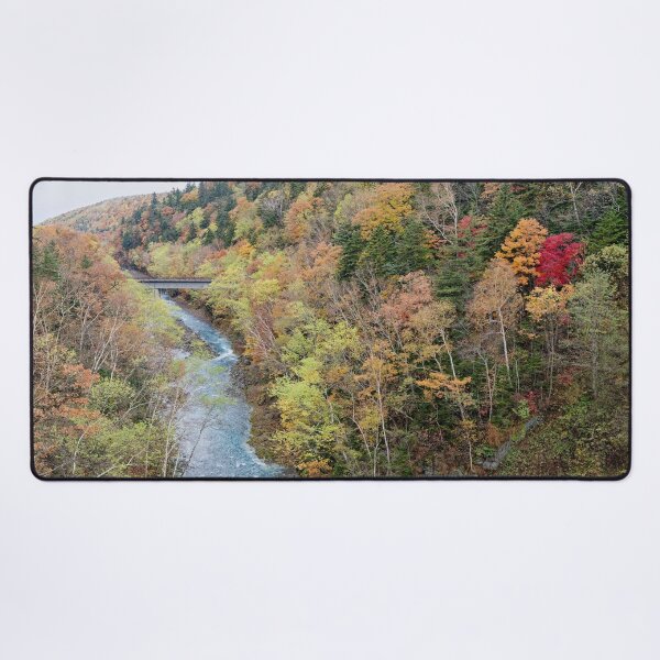 Item preview, Autumnal foliage along the Biei River designed and sold by Mark Prior.