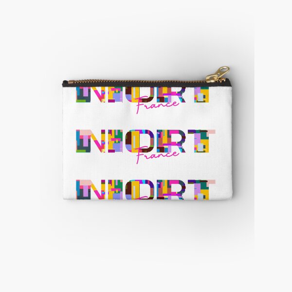 Item preview, Niort, France, Vibrant Abstract City Typography Art designed and sold by Wanderful-roads.