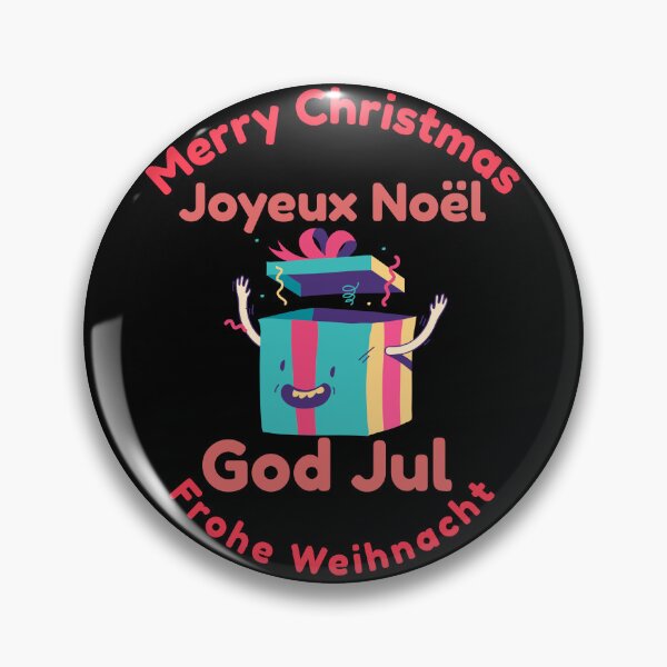 Item preview, Winter: Frohe Weihnacht, Merry Christmas, Joyeux Noel, God Jul designed and sold by AlfredsTees.