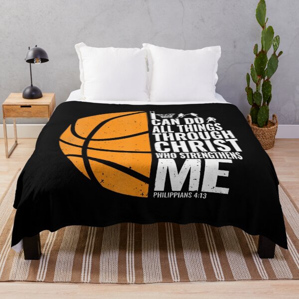 Item preview, I Can Do All Things Through Christ Christian Basketball designed and sold by KelseyYasuko.